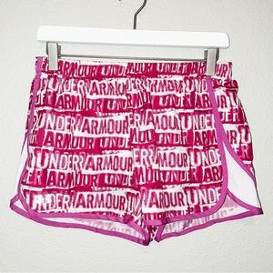 Under Armour Semi Fitted Signature Running Shorts